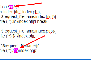 WordPress Nginx文件夹做子网站伪静态规则设置