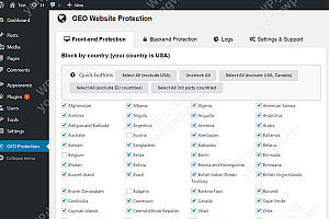 WordPress网站保护插件WP GEO Website Protection PRO 2.8.3免费下载