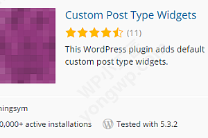 WordPress 侧边小工具 最新文章设置分类或其他内容类型视频教程