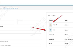Woocommerce Checkout结算页订单列表添加显示产品缩略图