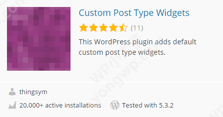 Wordpress 侧边小工具 最新文章设置分类或其他内容类型视频教程